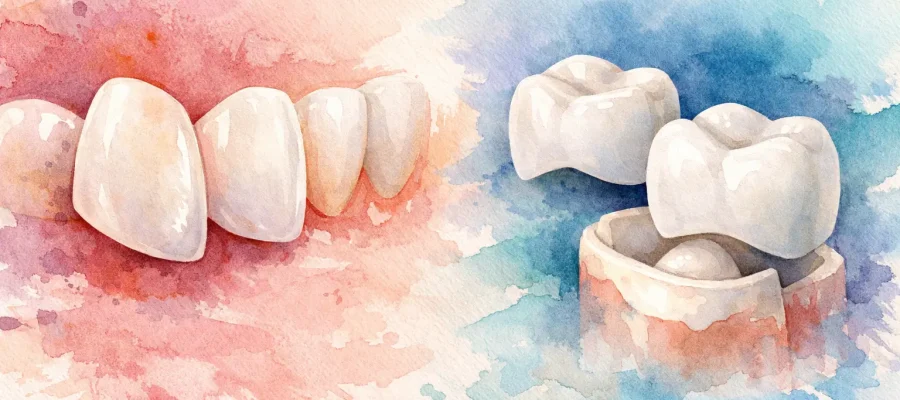 E-Max Veneers vs Zirconia Crowns