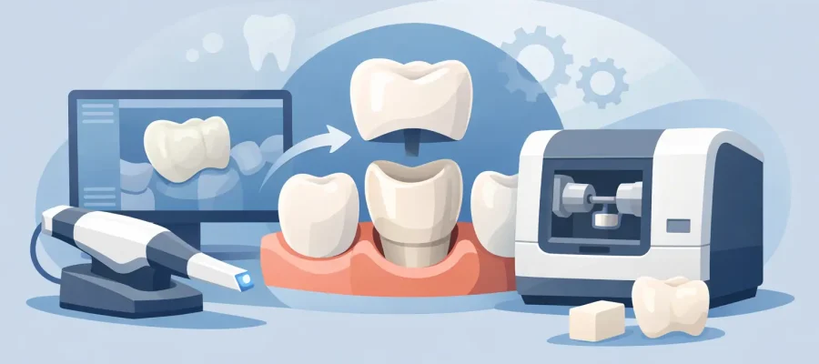 Same-Day CAD/CAM Crowns Explained