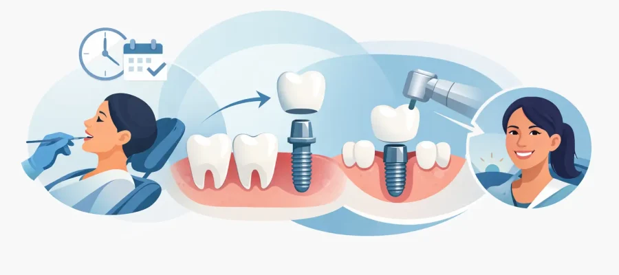 Same-Day Dental Implant Timeline