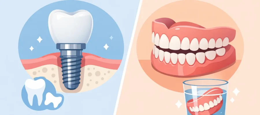 Dental Implants vs Dentures: Which Fits You?