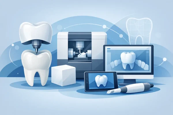 One Visit Zirconia Crown CAD CAM Guide