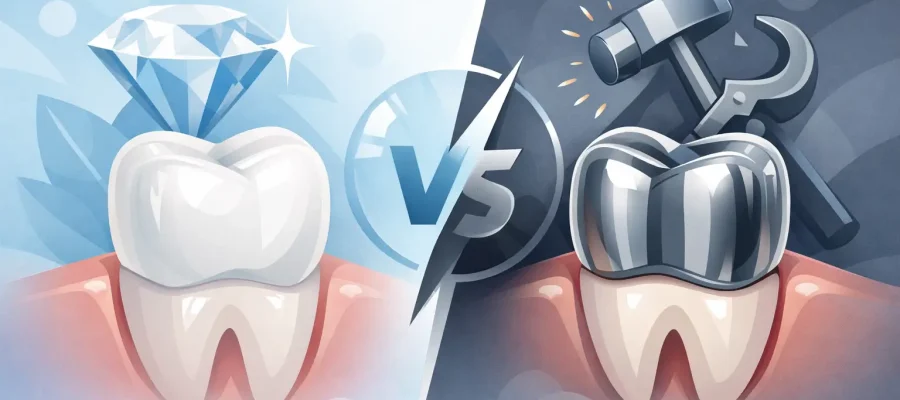 Zirconium vs Metal Crown: Which Wins?
