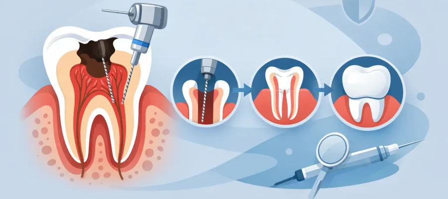 Root Canal Treatment Steps Explained 1 Root Canal Treatment Steps Explained