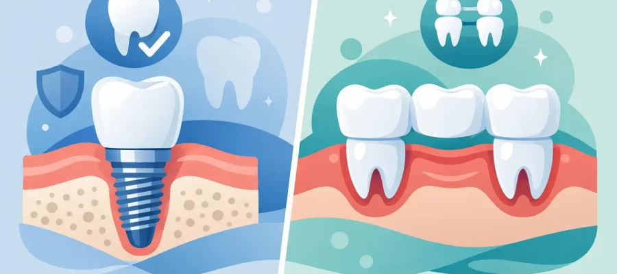 Dental Implants vs. Bridges: Better Option?