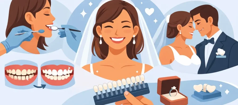 A Wedding Smile Makeover Example, Step by Step