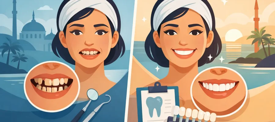 Turkey Teeth Before and After: What to Expect