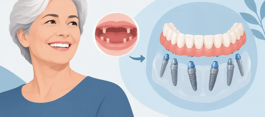 Can All-on-6 Be Used for Severe Tooth Loss?
