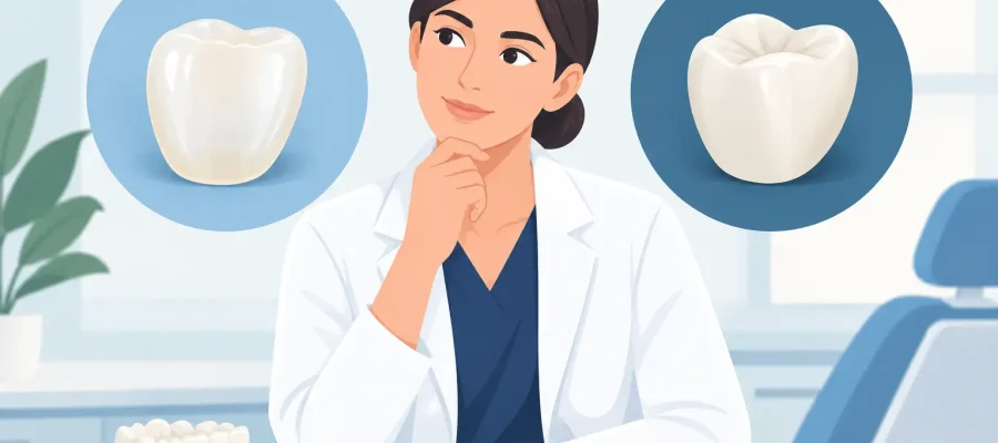 How Do Dentists Choose Between E-Max and Zirconium?