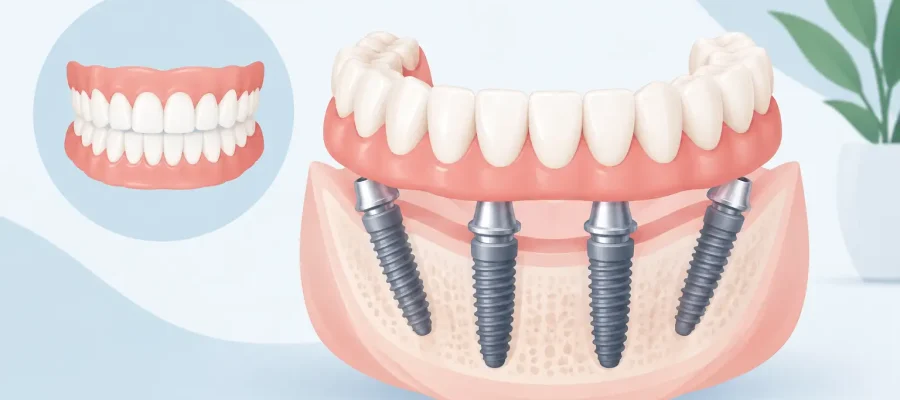 How Many Teeth Can All-on-4 Dental Implants Replace? 1 How Many Teeth Can All-on-4 Dental Implants Replace?